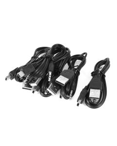 uxcell a14010600ux1273 USB 2.0 to Mini B Male 3.5mm Jack Audio Data Cable 50cm 20" Long 5 Pcs (Pack of 5)